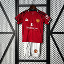 Kit Infantil Manchester United 2025/2026 - Lançamento