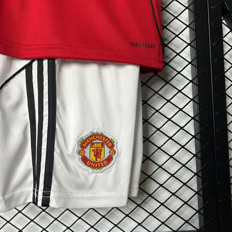 Kit Infantil Manchester United 2025/2026 - Lançamento