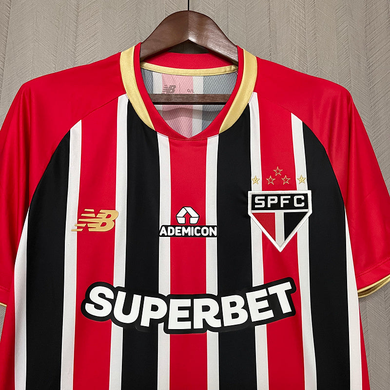Camisa São Paulo Reserva 25/26 - Torcedor Masculina - Lançamento