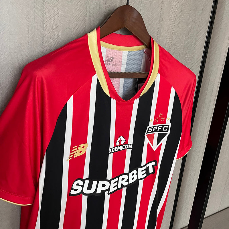 Camisa São Paulo Reserva 25/26 - Torcedor Masculina - Lançamento