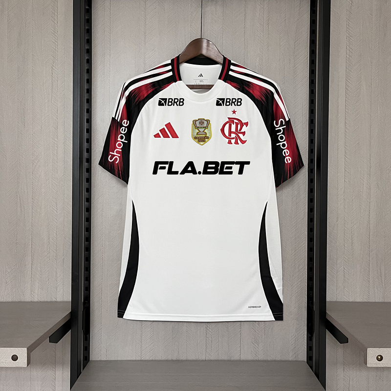 Camisa Flamengo Reserva 2025/26 - Com Patrocínios e Patch