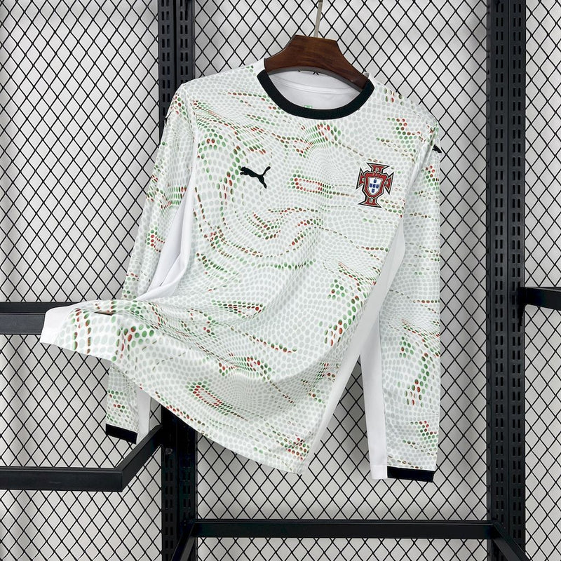 Camisa Portugal Away Manga comprida 25/26 - Torcedor Masculina